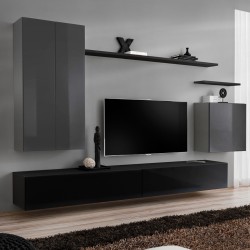 Wall unit SWITCH II - Graphite/Black Wall unit SWITCH II - Graphite/Black