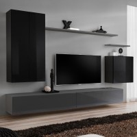 Стенка SWITCH II - Black/Graphite