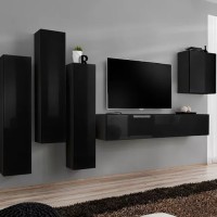 מזנון תלוי לסלון SWITCH III - Black