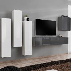 Стенка SWITCH III - White/Graphite