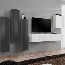 Стенка SWITCH III - Graphite/White
