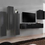 Wall unit SWITCH III - Graphite/Black