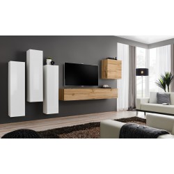 מזנון תלוי לסלון SWITCH III - White/Wotan מזנון תלוי לסלון SWITCH III - White/Wotan