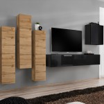 Wall unit SWITCH III - Wotan/Black