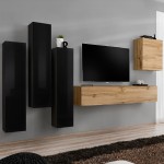 Стенка SWITCH III - Black/Wotan