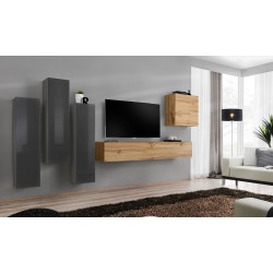 מזנון תלוי לסלון SWITCH III - Graphite/Wotan מזנון תלוי לסלון SWITCH III - Graphite/Wotan