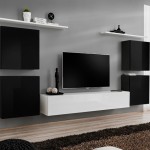 Wall unit SWITCH IV - Black/White