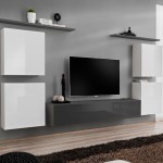 מזנון תלוי לסלון SWITCH IV - White/Graphite