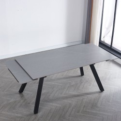 Extendable dining table with ceramic top model C133P, length 160 cm Extendable dining table with ceramic top model C133P, length 160 cm