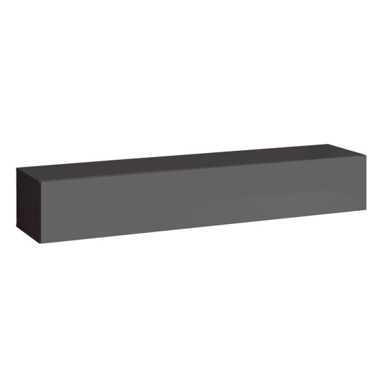 Wall unit SWITCH V - Black/Graphite Furniture, Furniture Wall Units, Modern Furniture Wall Units, Collection SWITCH image