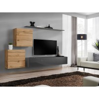 Wall unit SWITCH V - Wotan/Graphite