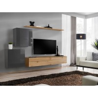 Wall unit SWITCH V - Graphite/Wotan