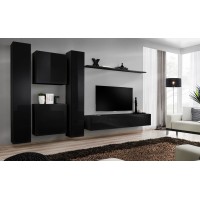 Wall unit SWITCH VI - Black