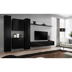 Wall unit SWITCH VI - Black