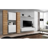 Wall unit SWITCH VI - Wotan/White