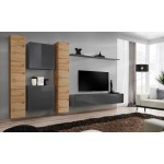 Wall unit SWITCH VI - Wotan/Graphite