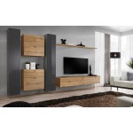 Wall unit SWITCH VI - Graphite/Wotan