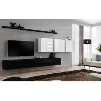 Wall unit SWITCH VII - Black/White