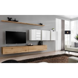 Wall unit SWITCH VII - Wotan/White Wall unit SWITCH VII - Wotan/White