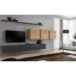 Wall unit SWITCH VII - Graphite/Wotan