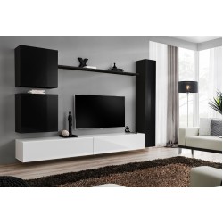 Стенка SWITCH VIII - Black/White