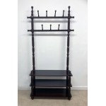 Coat rack integrated shoe chest 80 cm wide
