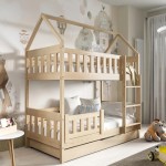 מיטת ילדים קומתיים מעץ דגם LUCA