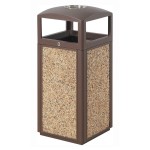 Мусорная урна с отделкой из гранулита модель 94132
