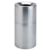 Круглая мусорная урна из нержавеющей стали модель 9080