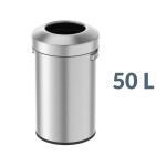 Городской мусорный бак из нержавеющей стали EKO Urban, модель 9058, 50 литров