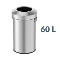 Городской мусорный бак из нержавеющей стали EKO Urban, модель 9055, 60 литров