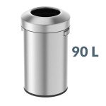 Городской мусорный бак из нержавеющей стали EKO Urban, модель 9056, 90 литров
