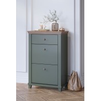 Shoe Cabinet for Hallway EVORA Green 28
