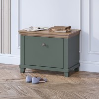 Shoe Cabinet for Hallway EVORA Green 28