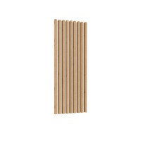 Long Slats on Panel CELINE 04, Wotan Oak / White Glossy, 146/55