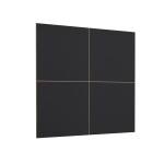 TV Panel CELINE 03 (Wotan Oak / Matte Black)