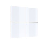 פאנל לטלוויזיה CELINE 03, אלון ווטן / לבן מבריק