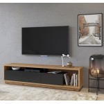 TV Cabinet CELINE 40, Wotan Oak / Matte Black