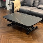 Transformer Table N-7, Black, with Ceramic Top