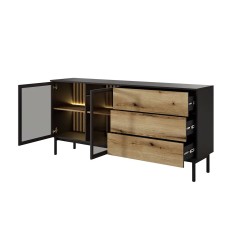 Chest of drawers LANG (C) with lighting, 150 cm