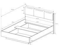 חדר שינה ARCO WHITE