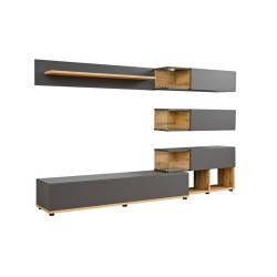SILK wotan oak Living Room Wall Unit SILK wotan oak Living Room Wall Unit