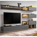 SILK wotan oak Living Room Wall Unit