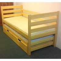 מיטת ילדים ומיטת חבר דגם פלוטו 1