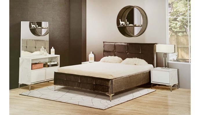 חדר שינה זוגי דגם Monako (Sleepnet)