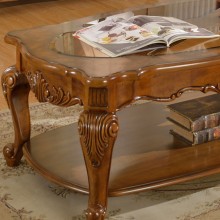 Журнальный деревянный столик HSC1605, без стекла на столешнице