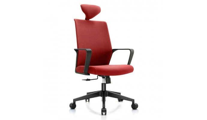 Офисное кресло цвет бордо модель 6221A