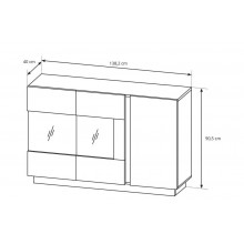 Комод ARCO WHITE (E138WW)