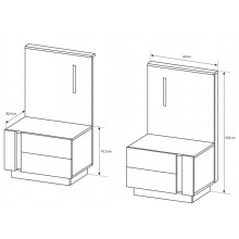 ARCO прикроватные тумбочки
