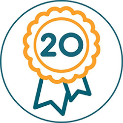 20 Years Warranty 20 Years Warranty